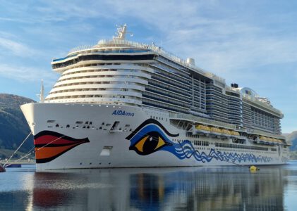 Das Kreuzfahrtschiff